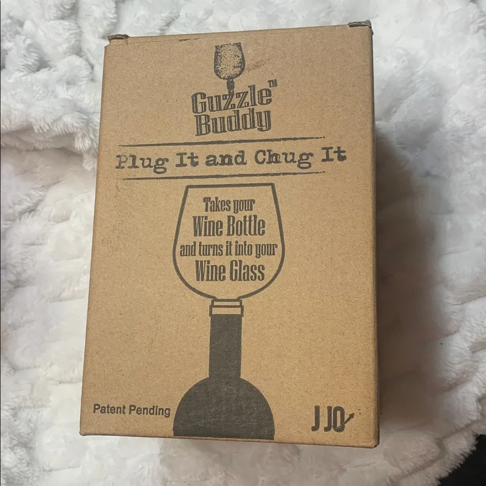 🌹Guzzle Buddy • Wine Glass Attachment “plug it and chug it” • Shark Tank •